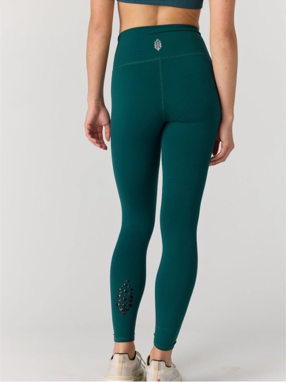 FP MOVEMENT Never Better Silicone Logo Leggings / Evergreen